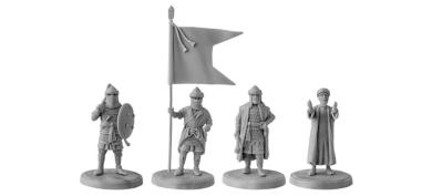 Figurines de commandement arabes 