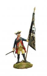 Prussian Ensign Standard-Bearer of 2nd Regiment of Infantry - 1756 