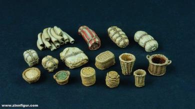 Paniers, balles, ivoire 