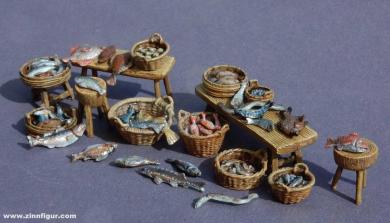 Marché aux poissons de la mer du Nord 