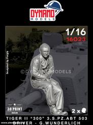 Chauffeur "G. Wunderlich" - Tiger II "300" s.Pz.Abt.503 