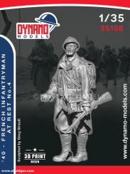 Französischer Infanterist - rastend - #4 