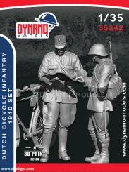 Holländische Infanterie mit Fahrrad - 1940 