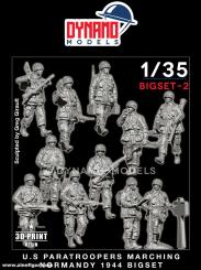 U.S. Paratroopers en marche (Normandie 1944) Big Set 