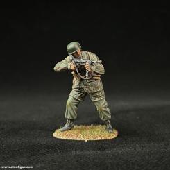 Fallschirmjäger MP40 Submachine Gunner Shooting 