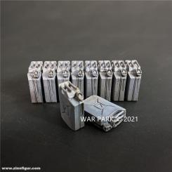 Grey 20L Gasoline Jerry Can Set 
