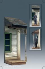 Western Clapboard Sidewalk Section 