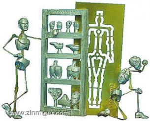 "Squelette de figurine" 
