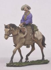 Cowboy zu Pferd "On the Trail" 