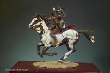 Sioux Warrior Shooting Arrow 