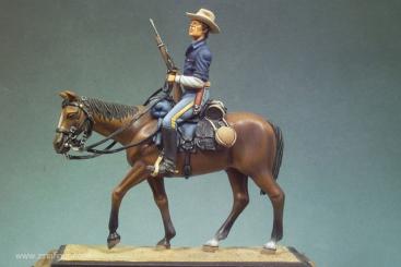 U.S. Cavalryman on the Trail (1880) 