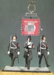 SS-Leibstandarte au pas de charge 