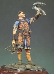 Chef de guerre avec faucon 