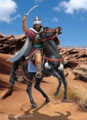 Saladin à cheval 