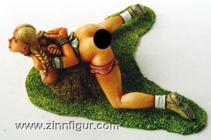 Pin-Up : Fille ligotée 