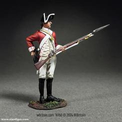 Musketier, nach Patrone greifend - 43rd Regt. of Foot - 1780 