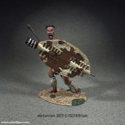Zulu-Krieger mit Knobkerrie - 1879 