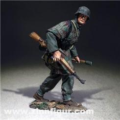 German Grenadier Advancing with Grenade 1944-45 