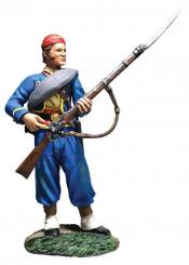 Union Infantry 146th NY Zouave Reaching for Cap 