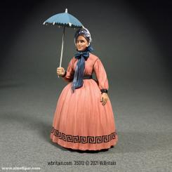Miss Hannah, 1860s Woman Out For A Stroll 