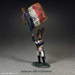 French Imperial Guard with Eagle, 1815 