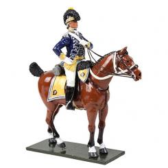 British 10th Light Dragoons Officer Mounted - 1795 