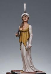Dame im Ballkleid 
