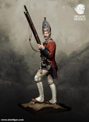 Grenadier de la Garde hanovrienne - Régiment Borch - Minden 1759 