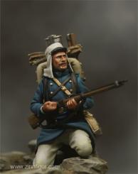 Kniender Soldat - Fremdenlegion 