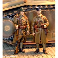 Officier d'infanterie et soldat 67 RI 