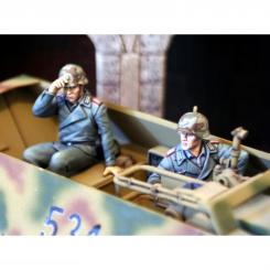 Équipage du Sd.Kfz. 251 allemand 