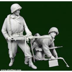 US cal.30 MG Team - 30th Infantry Division - Normandie 1944 