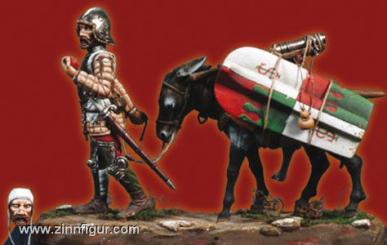 Bartolo di Venerandi, mercenaire avec un âne de bât 