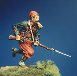 Zouave qui tempête 
