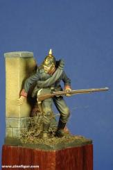 Soldat prussien. Soldat d'infanterie - 1870/71 