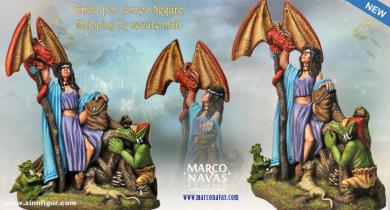 Dame au dragon 