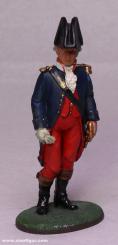 Französischer Marine Offizier 1790 
