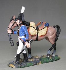 Kanonier der Reitenden Artillerie führt sein Pferd, 1806 