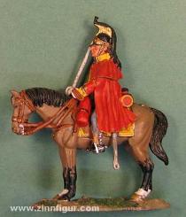 Britischer Dragoner zu Pferd, Mannschaft 1815 