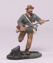 Confederate Infantryman charging 