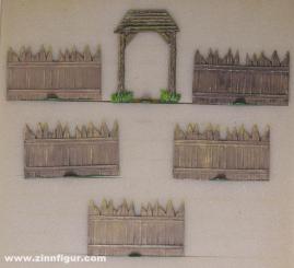 Pallisades and gate 