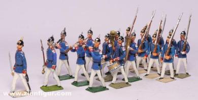 Infanterie bavaroise en marche d'apparat 