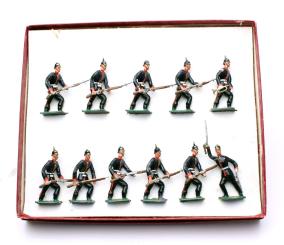 Preuss. Infanterie im Sturm 