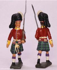 Highland soldier marching 