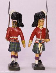 Highland soldier marching 