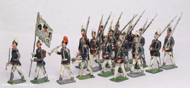 Infanterie im Marsch 