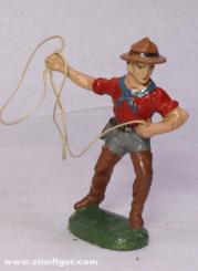 Cowboy mit Lasso 
