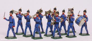 Infanterie-Musik im Marsch 