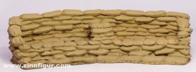 Big sandbag wall 