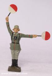 Artilleryman signalling 